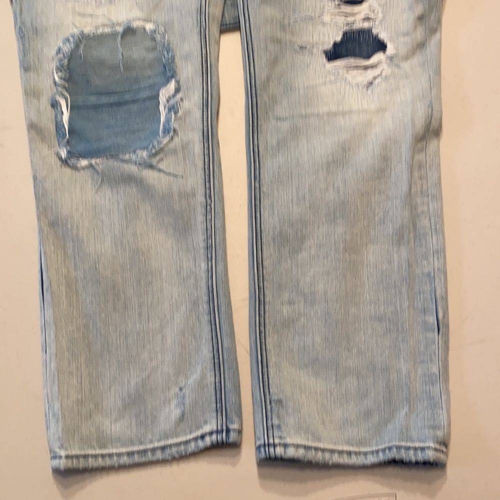 American Eagle Button Down Patch Jeans - image 6